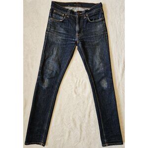 Nudie Jeans Co Lean Dean W30xL32 Mens Made In Italy